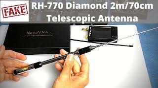 Czy jest bezpieczny dla SWR? Fałszywa antena teleskopowa Diamond Rh-770 2m70cm.