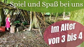 Unsere Beschäftigung im Alter von 3 bis 4