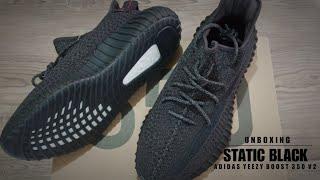 UNBOXING STATIC BLACK REFLECTIVE 2019 Adidas Yeezy Boost 350 V2