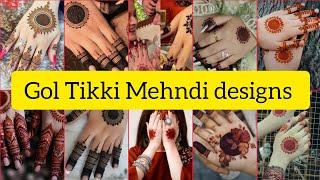 Easy Gol Tikki Mehndi designs  Simple and easy Gol Tikki Mehndi designs #goltikkimehndi #mandala