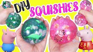 Peppa Pig DIY Squishies with Squishy Maker with Peppa and George Crafts for Kids