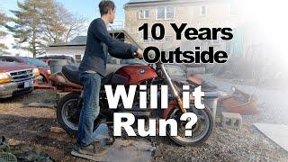 1991 BMW K100 - Sitting Outside for 10 years - Will it run??