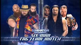 WWE Elimination Chamber 2014 Match Card HD