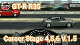 Drag Racingtune car GT-R R35 for 3 Career StageLevel 456 V.1.5