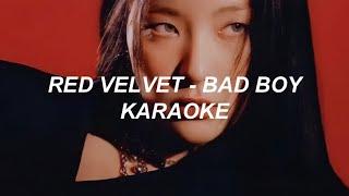 Red Velvet 레드벨벳 - Bad Boy Karaoke Easy Lyrics