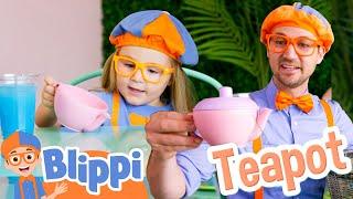 Mochas & Minis Coffee and Tiny Tales   BLIPPI Kids TV Shows  Cartoons For Kids