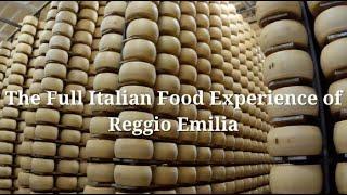 The Full Italian Food Experience In Reggio Emilia Trying Parmesan Cheese and Parma Ham