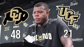 Colorado 48 UCF 21 - QB KJ Jefferson Press Conference ️