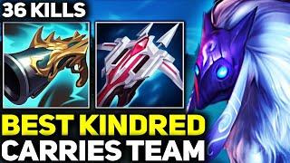 RANK 1 BEST KINDRED IN THE WORLD CARRIES HIS TEAM  League of Legends