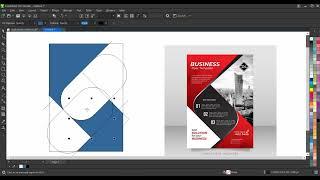 How to Create Corporate Flyer Design Template Using Coreldraw