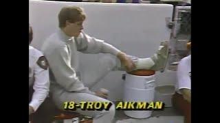 Troy Aikman Breaks His Ankle at Oklahoma 1984