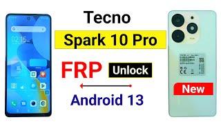 TECNO Spark 10 Pro FRP Unlock Android 13  Tecno  K17  Google Account Unlock