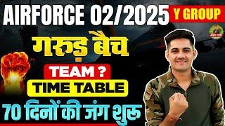 Indian Airforce New Vacancy 2024  Garud Live Batch Team & Time Table ?