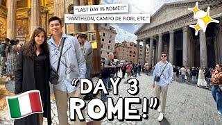 ROME DAY 3  LAST DAY IN ROME  PANTHEON CAMPO DE FIORI ETC   Kimpoy Feliciano