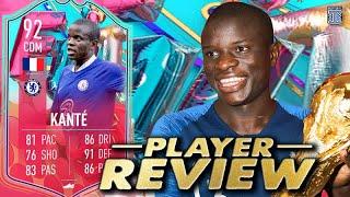 5⭐ WEAK FOOT 92 FUT BIRTHDAY KANTE PLAYER REVIEW SBC PLAYER KANTE CHELSEA FIFA 23 Ultimate Team