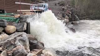 Hydropower water discharge