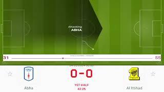 Abha vs Al-Ittihad Club Saudi Professional League Football SCORE PLSN 367