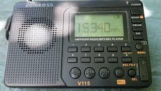 Listening to SW Radio with Retekess V115