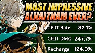 I Found This NEAR PERFECT Alhaitham in Genshin Impact  Xlice Reviews Viewer Builds