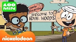 Loud House  Cada Local em Royal Woods  Compilação de 100 Minutos  Nickelodeon em Português