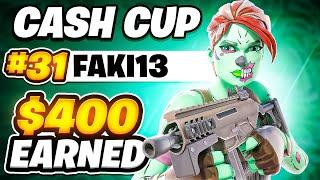 31TH SOLO CASH CUP FINALS $400  Faki13