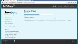 TwitPic Exporter - MobyPicture Import