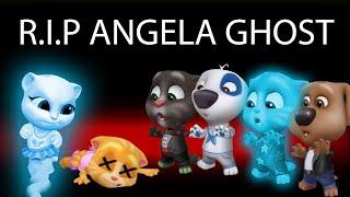 R.I.P GINGER. ANGELA GHOST is BACK - My Talking Tom Friends - AMONG US