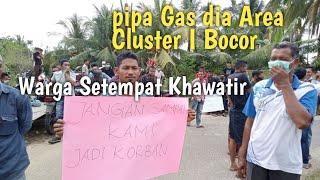 Kebocoran Gas PT PGE Di Syamtalira Aron Aceh Utara