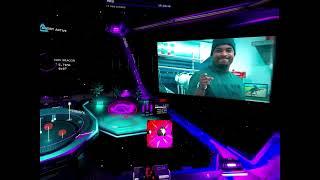 Watching TV in VR with Elite Dangerous