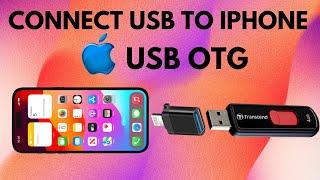 How to Connect and Access a USB Drive on iPhone or iPad file transfer with USB OTG