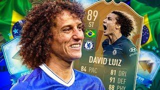 THE BEST FLASHBACK CARD EVER? 89 STRIKER FLASHBACK DAVID LUIZ FIFA 19 Ultimate Team