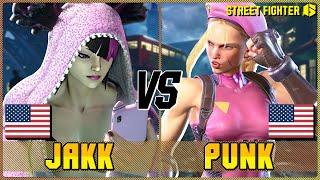 STREET FIGHTER 6  Jakk JURI vs PunkdaGod #1 CAMMY  SF6 Room Match 