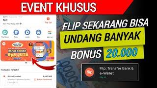 Wow Event Flip Terbaru bisa Undang Sebanyak Banyaknya  Cara Dapat Uang dari Aplikasi Flip