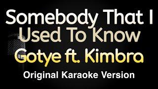 Somebody That I Used To Know - Gotye ft Kimbra Karaoke Songs With Lyrics - Original Key