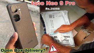 Iqoo Neo 9 pro black Unboxing and review  Amazon Open Box delivery?? ️ Must watch before order