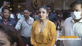 Ramika Sen aka Raveena Tandon Grand Welcome by Craziest Fans at KGF 2 Mumbai Press Meet