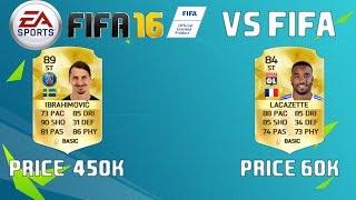 FIFA 16  VS FIFA  IBRAHIMOVIC VS LACAZETTE