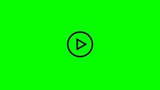 Play and Pause Button GREEN SCREEN HD 1080p60fps +Download Link