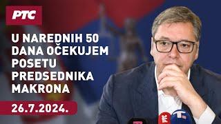 Vučić u Parizu Sutra otvaramo Srpsku kuću u narednih 50 dana očekujem posetu predsednika Makrona