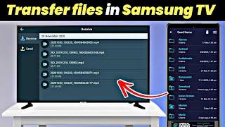 How to send files to samsung smart tv  Samsung tv me files transfer kaisa karen  Tech Manish