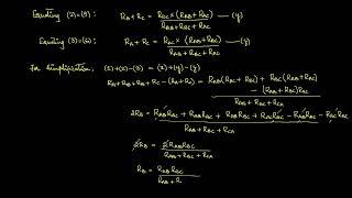 Wye -Delta Transformation Explained