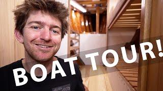 BOAT TOUR Inside the classic wooden yacht TALLY HO