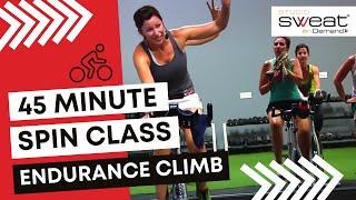 45 Minute Spin® Class FAT BURNING Indoor Cycling CLIMB Workout  Get Fit Fast