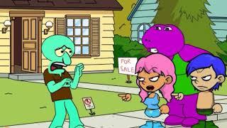 Barney Gil and Molly ground SquidwardGrounded