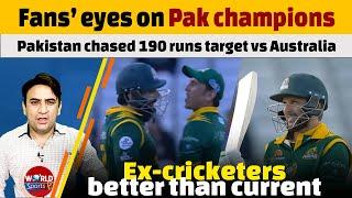 Pakistan chased 190 runs target vs Australia  Younis & Misbah better than current batters