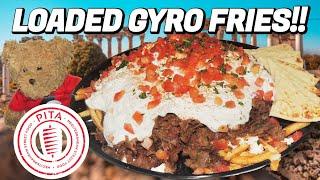 Pitas Mediterranean Loaded Gyro Fries Challenge