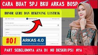 Cara Membuat SPJ BKU Laporan Bos Pada ARKAS Versi 4.0.8 Tahun 2023