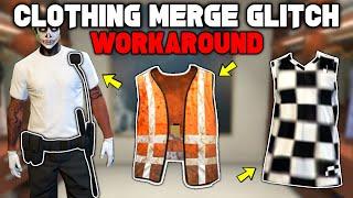 NEW Clothing Merge Glitch *WORKAROUND* Without Crooked Cop In GTA 5 Online 1.57 Merge Belts & More