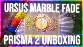 CSGO URSUS KNIFE MARBLE FADE UNBOX PRISMA 2 KNIFE