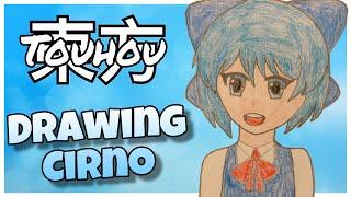 Drawing Cirno Touhou ArtTimelapse